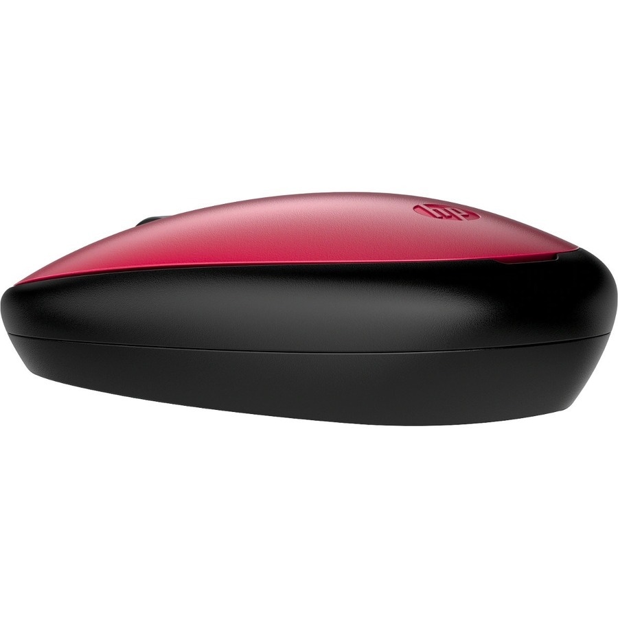 HP 240 Mouse - Bluetooth - Optical - 3 Button(s) - Empire Red - Wireless - 1600 dpi - Scroll Wheel - Symmetrical