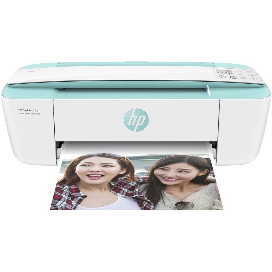 HP Deskjet 3721 Wireless Inkjet Multifunction Printer - Colour - Copier/Printer/Scanner - 19 ppm Mono/15 ppm Color Print - 4800 x 1200 dpi Print - -