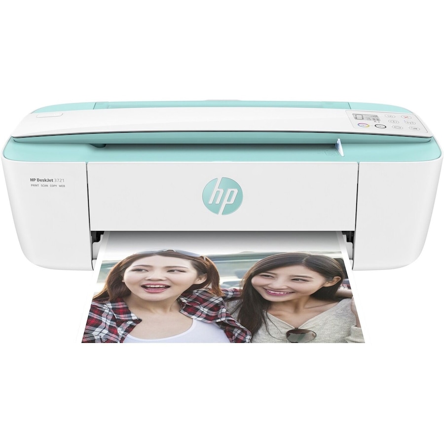 HP Deskjet 3721 Wireless Inkjet Multifunction Printer - Colour - Copier/Printer/Scanner - 19 ppm Mono/15 ppm Color Print - 4800 x 1200 dpi Print - -