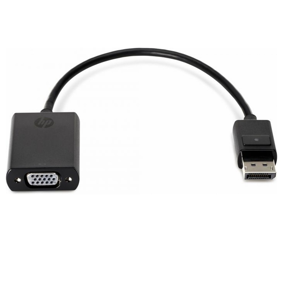 HP DisplayPort DP to VGA Adapter Converter 20cm Cable Male to Female for HP Notebook Desktop to Monitor Projector HDTV Device