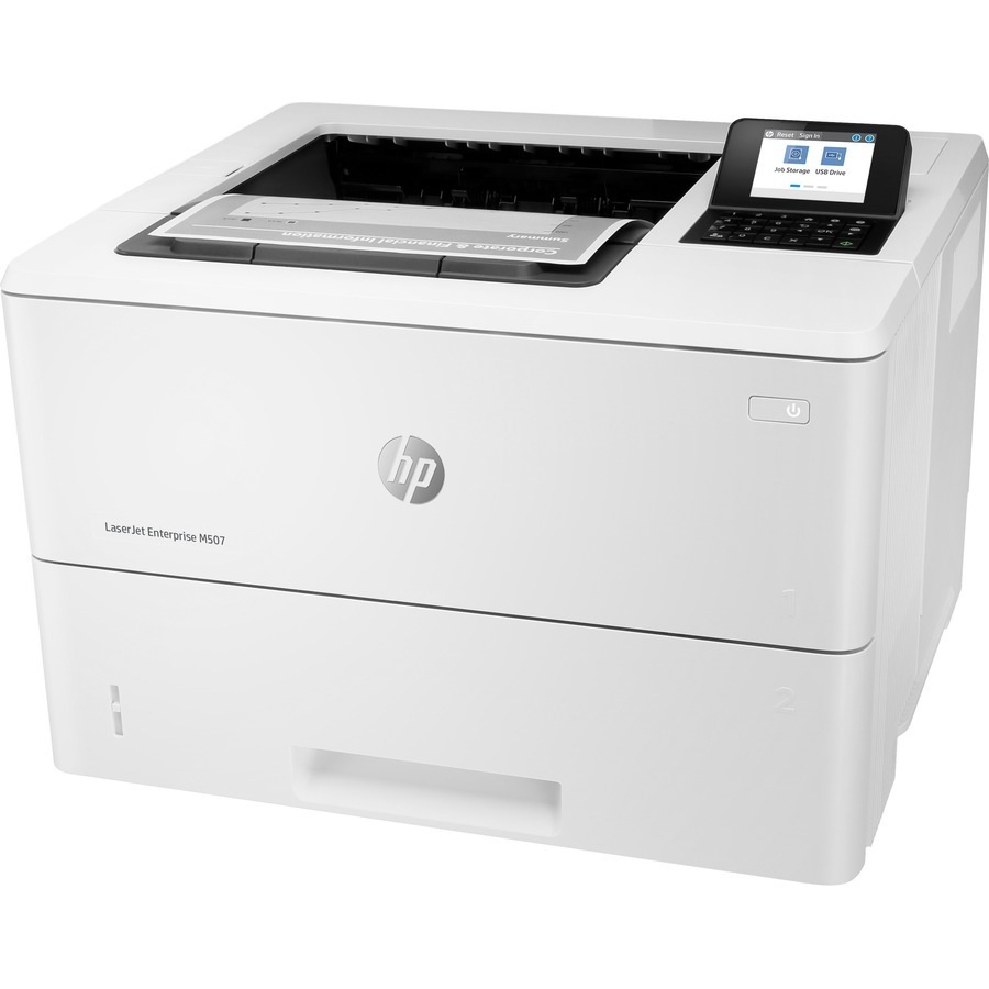 HP LaserJet Enterprise M507 M507dn Desktop Laser Printer - Monochrome - 45 ppm Mono - 1200 x 1200 dpi Print - Automatic Duplex Print - 650 Sheets - -