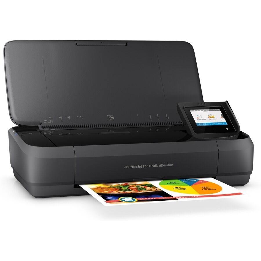 HP Officejet 250 Wireless Inkjet Multifunction Printer - Colour - Copier/Printer/Scanner - 20 ppm Mono/19 ppm Color Print - 4800 x 1200 dpi Print - -
