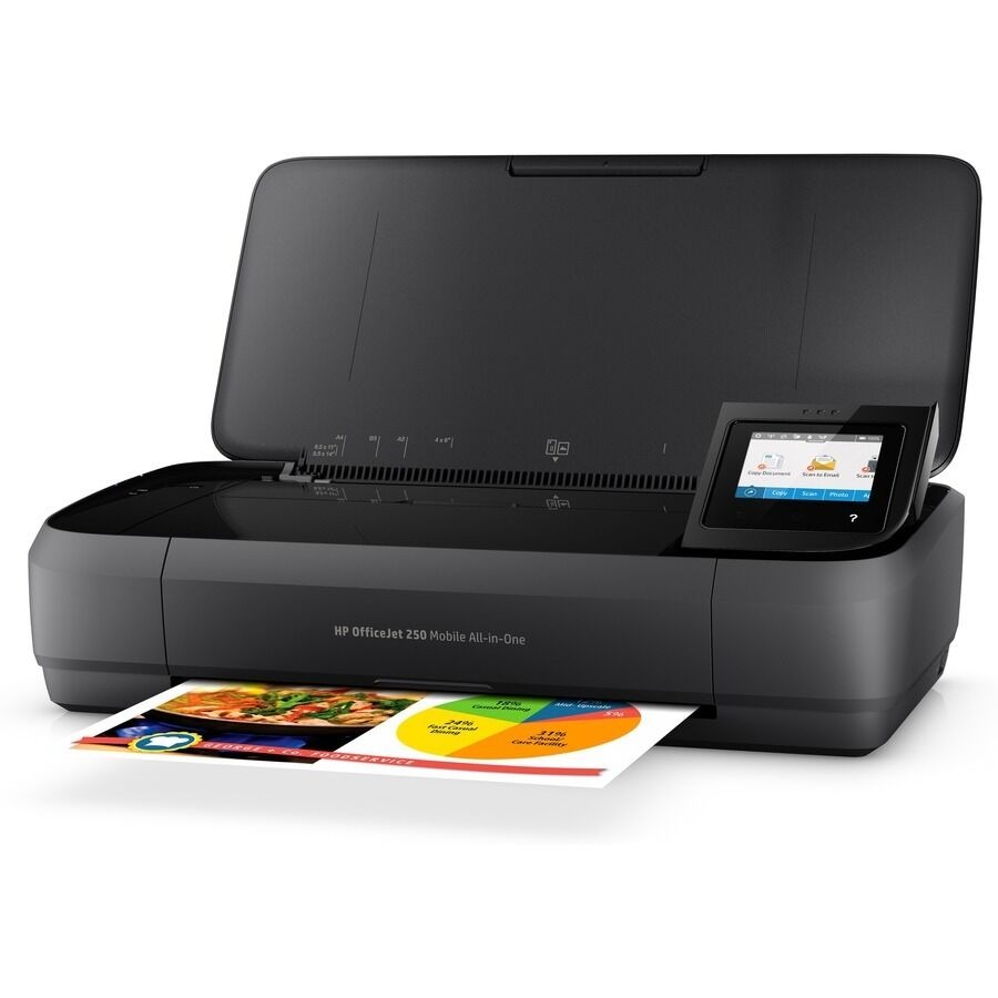 HP Officejet 250 Wireless Inkjet Multifunction Printer - Colour - Copier/Printer/Scanner - 20 ppm Mono/19 ppm Color Print - 4800 x 1200 dpi Print - -