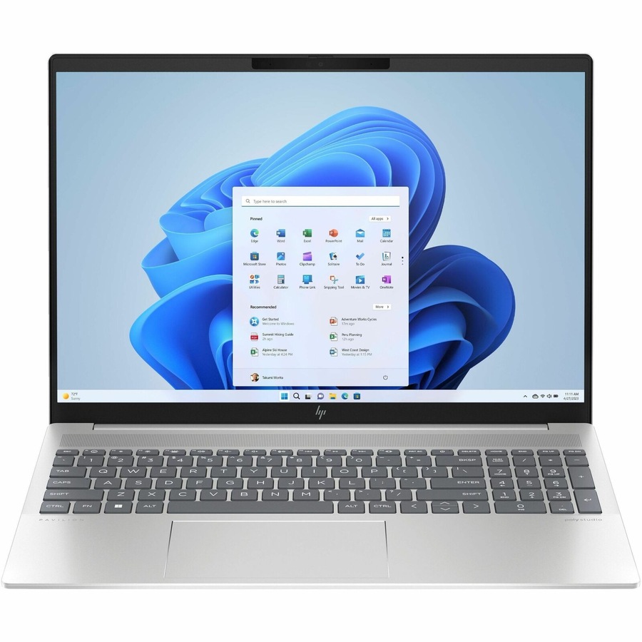 HP Pavilion Plus Laptop 16 Windows 11 Home 16" Intel Core Ultra 7 32GB RAM 1TB SSD WQXGA Natural silver
