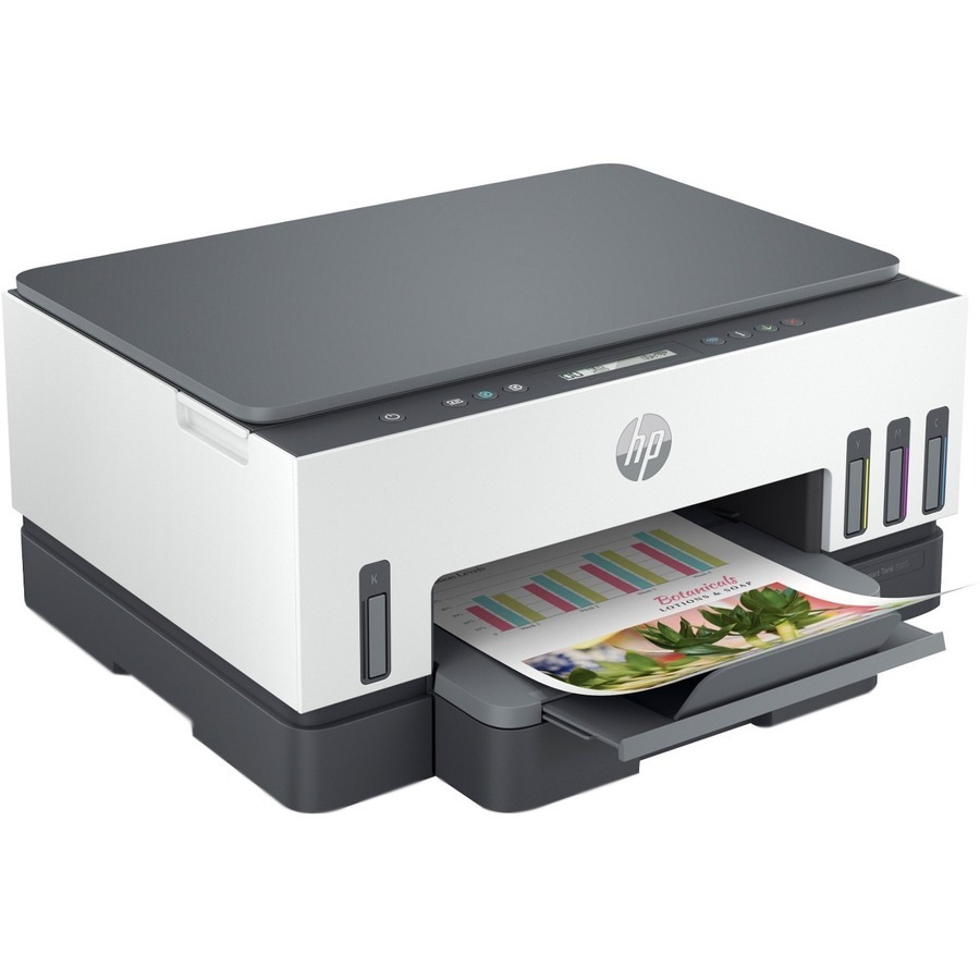 HP Smart Tank 7005 Wireless Inkjet Multifunction Printer - Colour - Copier/Printer/Scanner - 23 ppm Mono/22 ppm Color Print - 48
