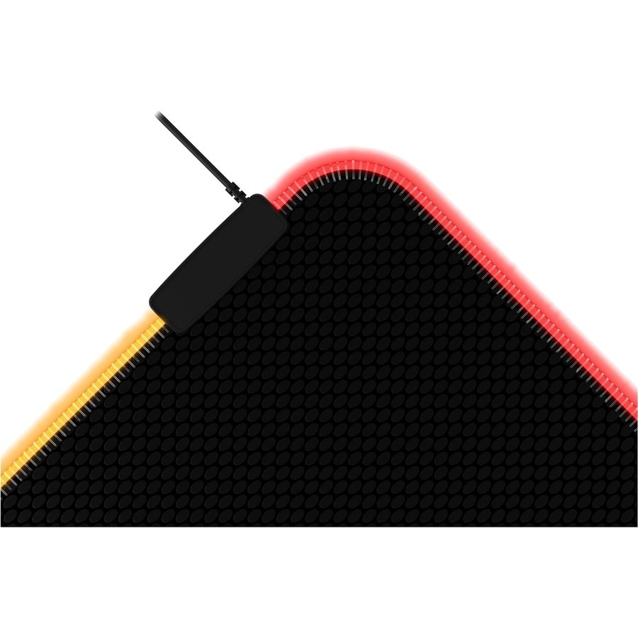 HyperX Pulsefire Mat Extra Large Gaming Mouse Pad - 900 mm x 420 mm Dimension - Black - Rubber, Cloth - Anti-slip