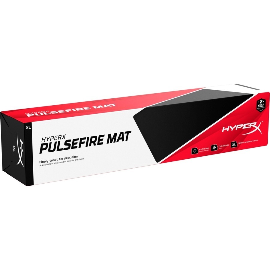 HyperX Pulsefire Mat Extra Large Gaming Mouse Pad - Textured - Rubber, Foam - Anti-fray, Anti-slip, Wear Resistant, Tear Resistant