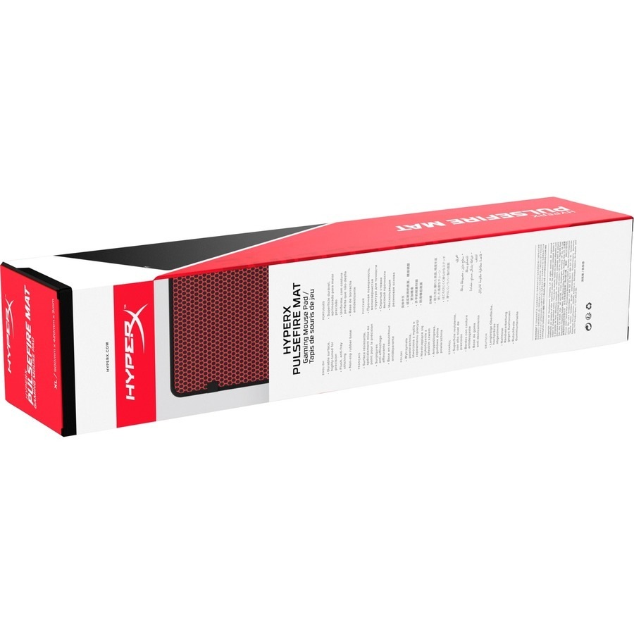 HyperX Pulsefire Mat Extra Large Gaming Mouse Pad - Textured - Rubber, Foam - Anti-fray, Anti-slip, Wear Resistant, Tear Resistant