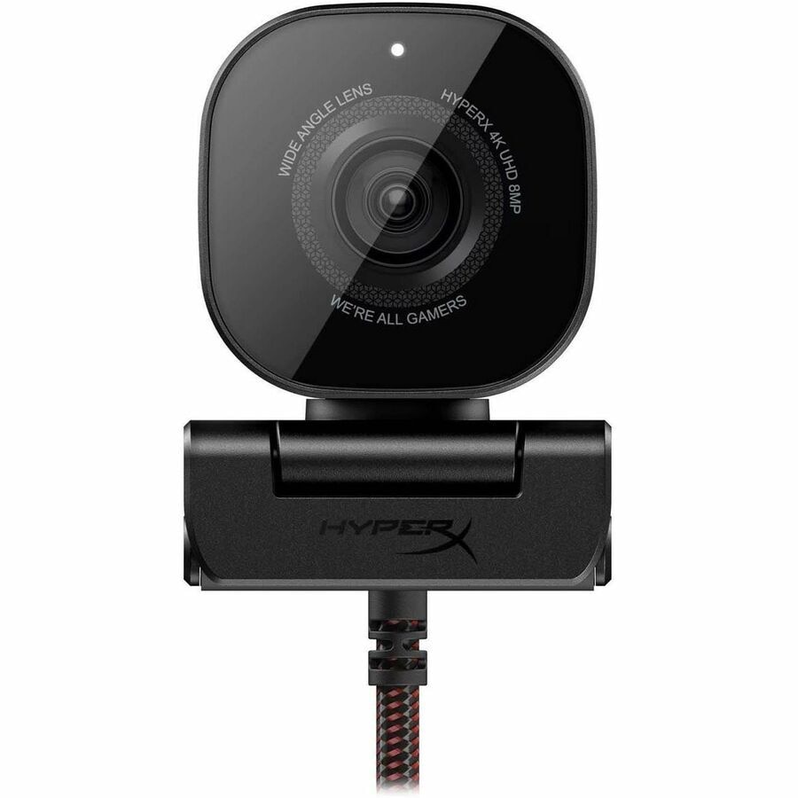HyperX Vision S Webcam - 8 Megapixel - 30 fps - Black - USB 3.0 Type C - 3840 x 2160 Video - Auto-focus - 90° Angle - Windows 10, Windows 11, Mac