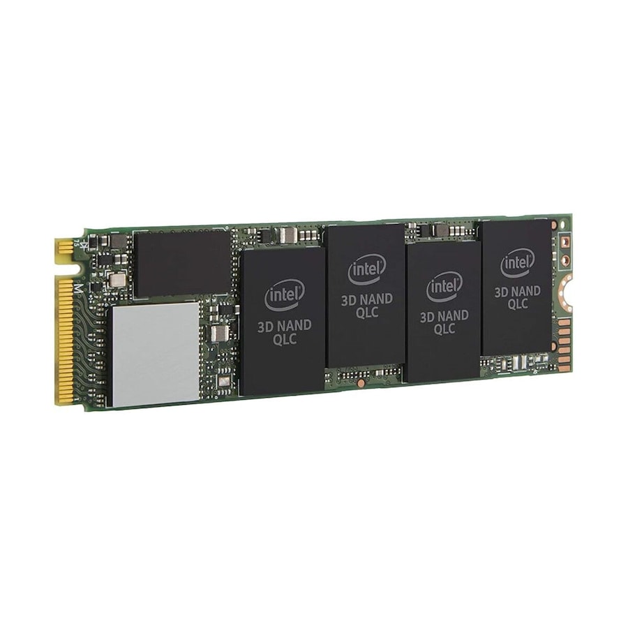 Intel 660P NVMe PCIe M.2 SSD 1TB 3D2 QLC 1800R/1800W MB/s 150K/220K IOPS 1.6M hrs MTBF Solid State Drive 5yrs Wty