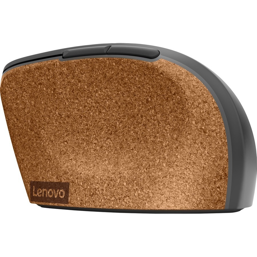 Lenovo GO Mouse - USB Type A - Optical - 6 Button(s) - 3 Programmable Button(s) - Storm Grey - Wireless - 2.40 GHz - 2400 dpi - Scroll Wheel