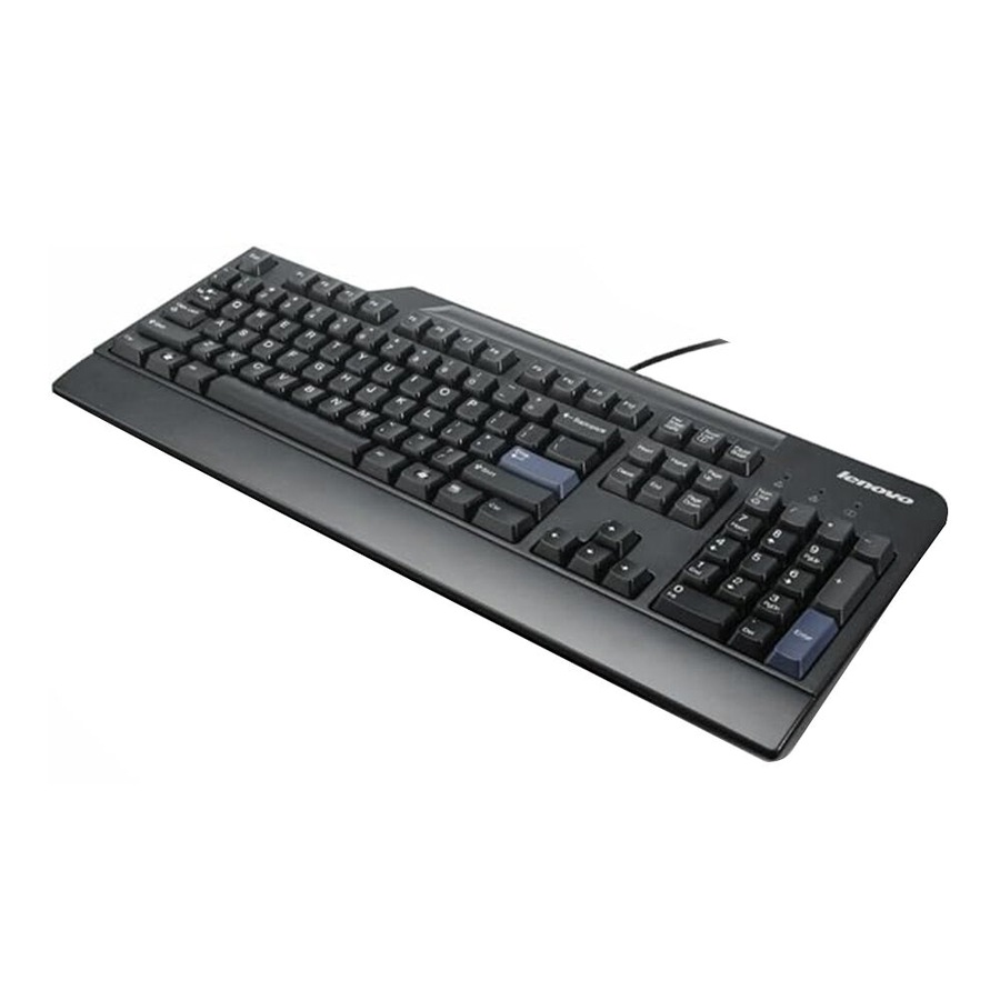 Lenovo Preferred Pro II Keyboard - Cable Connectivity - USB Interface - English (US) - Black - Server
