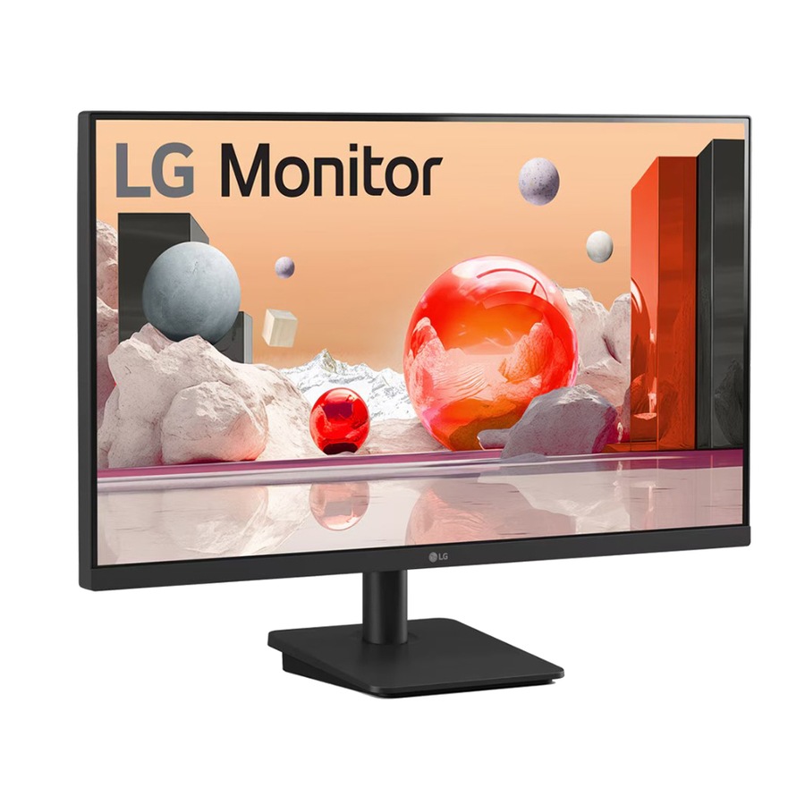 LG 27' IPS FHD 5ms Monitor 100Hz AMD FreeSync 1920x1080 16:9 Tilt Adjustment D-Sub HDMI Reader Mode Black Stabiliser Slim Bezel 3yrs