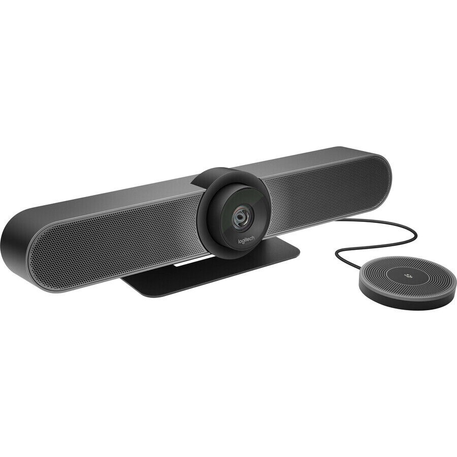 Logitech ConferenceCam MeetUp Video Conferencing Camera - 30 fps - Black - USB 2.0 - TAA Compliant - 3840 x 2160 Video - 120° Angle - Wall - -