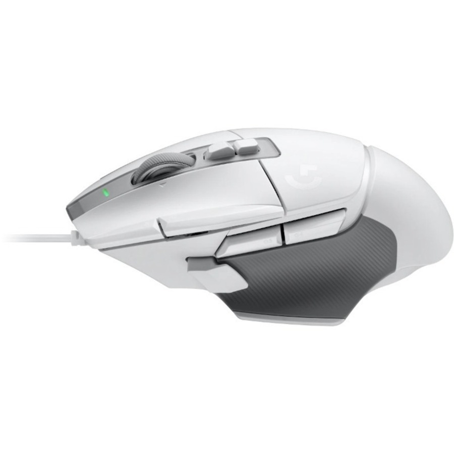 Logitech G G502 X Gaming Mouse - USB Type C - Optical - 13 Programmable Button(s) - White - Cable - 25600 dpi - Scroll Wheel