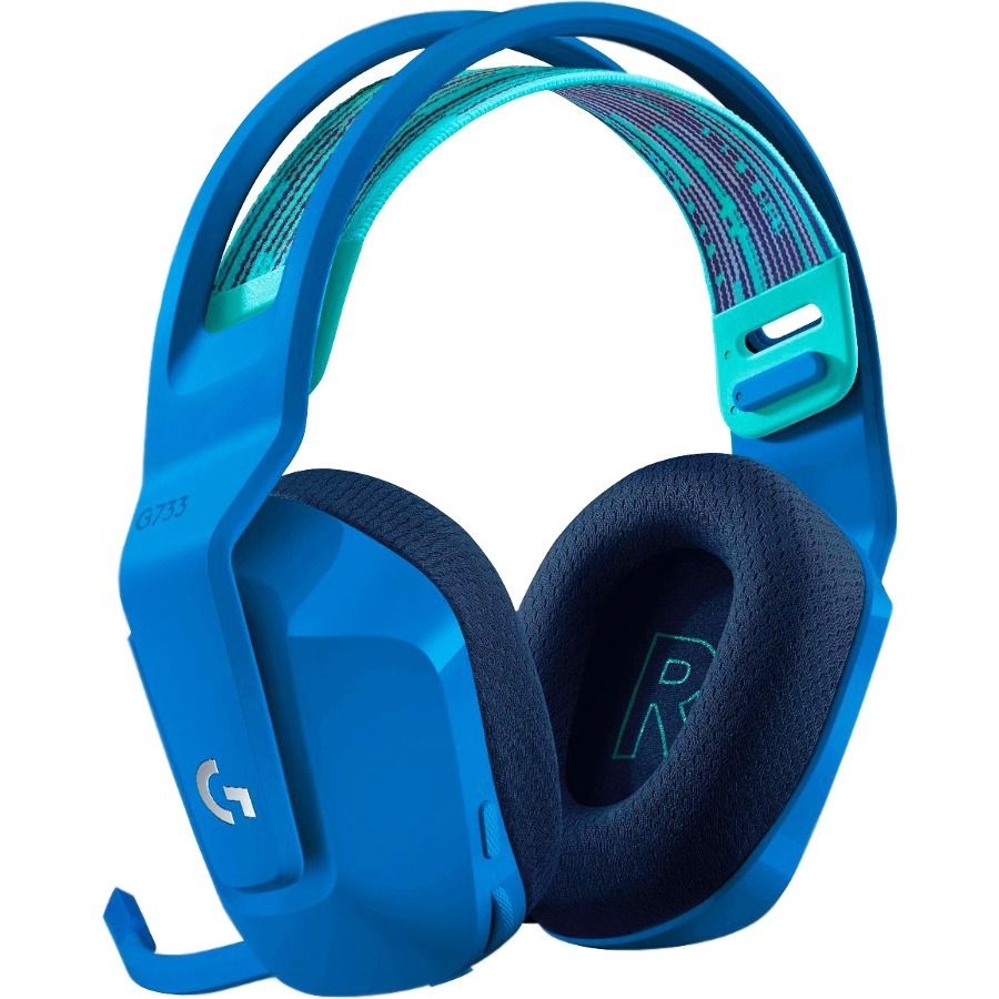 Buy Logitech G G733 Wireless Over-the-head Stereo Gaming Headset - Blue ...