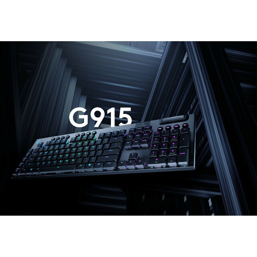 Buy Logitech G915 Gaming Keyboard - Wired/Wireless Connectivity - USB ...