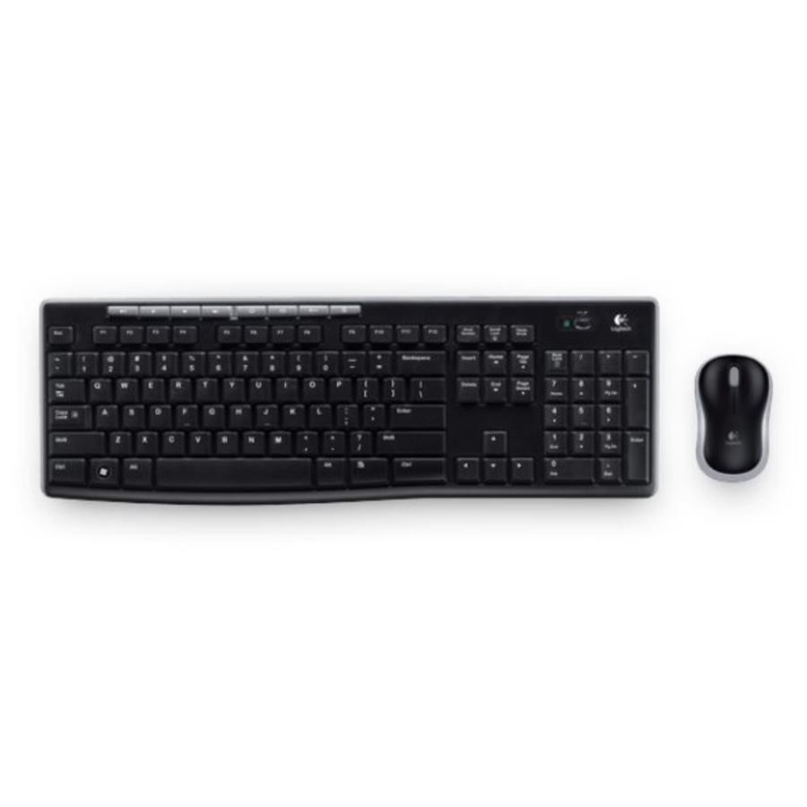 Logitech MK270R Wireless Keyboard and Mouse Combo 2.4GHz Wireless Compact Long Battery Life 8 Shortcut keys