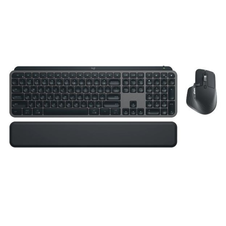 Logitech MX KEYS S COMBO Performance Combo: MX Master 3S, MX Keys S & MX Palm Rest 8000 DPI (Graphite)