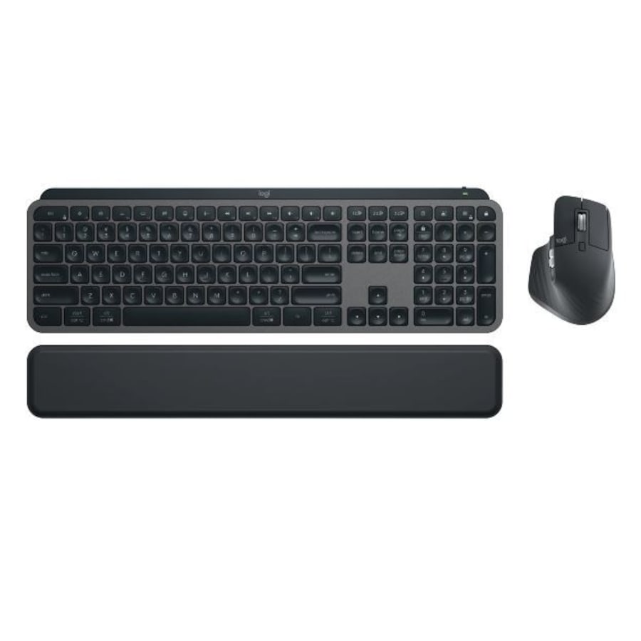 Logitech MX KEYS S COMBO Performance Combo: MX Master 3S, MX Keys S & MX Palm Rest 8000 DPI (Graphite)