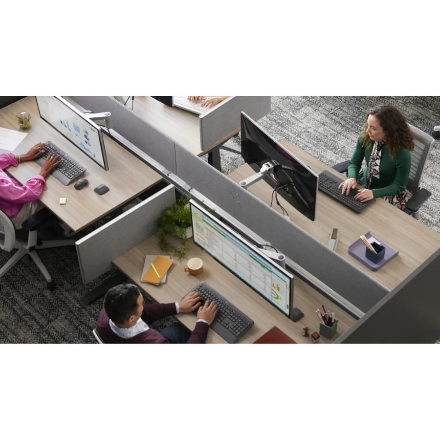 Logitech Signature MK650 Keyboard & Mouse - English (US) - USB Plunger Wireless Bluetooth/RF Keyboard - 118 Key - Keyboard/Keypad Color: Graphite - -