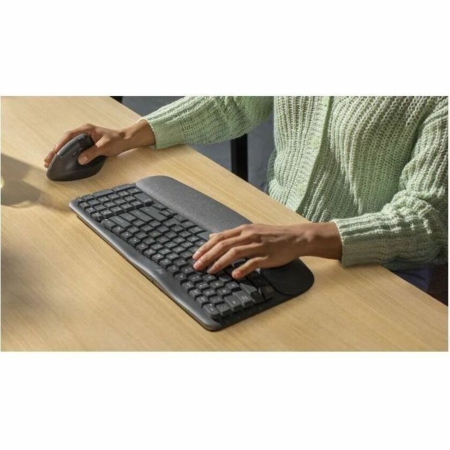 Buy Logitech Wave Keys for Business Keyboard - Wireless Connectivity ...