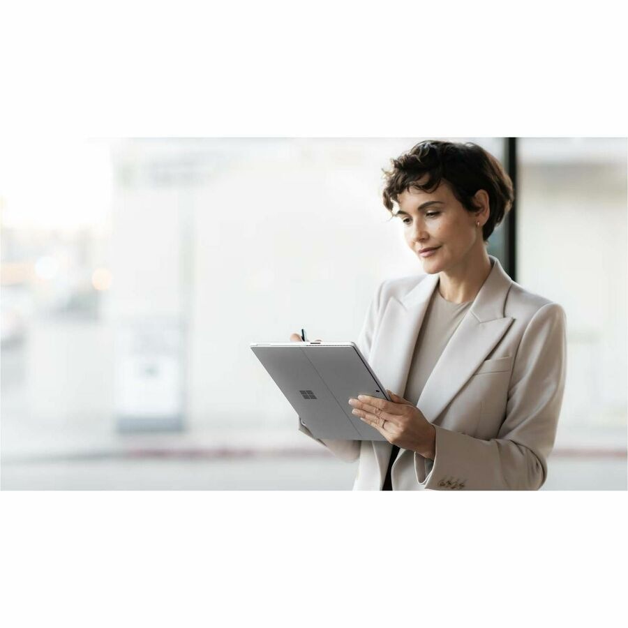 Microsoft Surface Pro 10 Tablet - vPro Technology - 16 GB - 256 GB SSD - Windows 11 Pro - 5G - Platinum - Core Ultra 5 Dodeca-core (12 Core) 135U - -