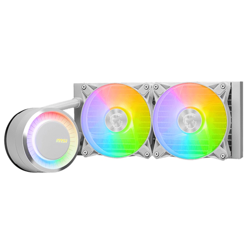 Buy MSI MAG CORELIQUID E240 WHITE Liquid CPU Cooler, LGA 1150/1151/1155