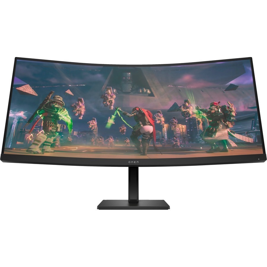 OMEN 34c 34" Class UW-QHD Curved Screen Gaming LCD Monitor - 21:9 - 34" Viewable - Vertical Alignment (VA) - Edge LED Backlight - 3440 x 1440 - 16.7