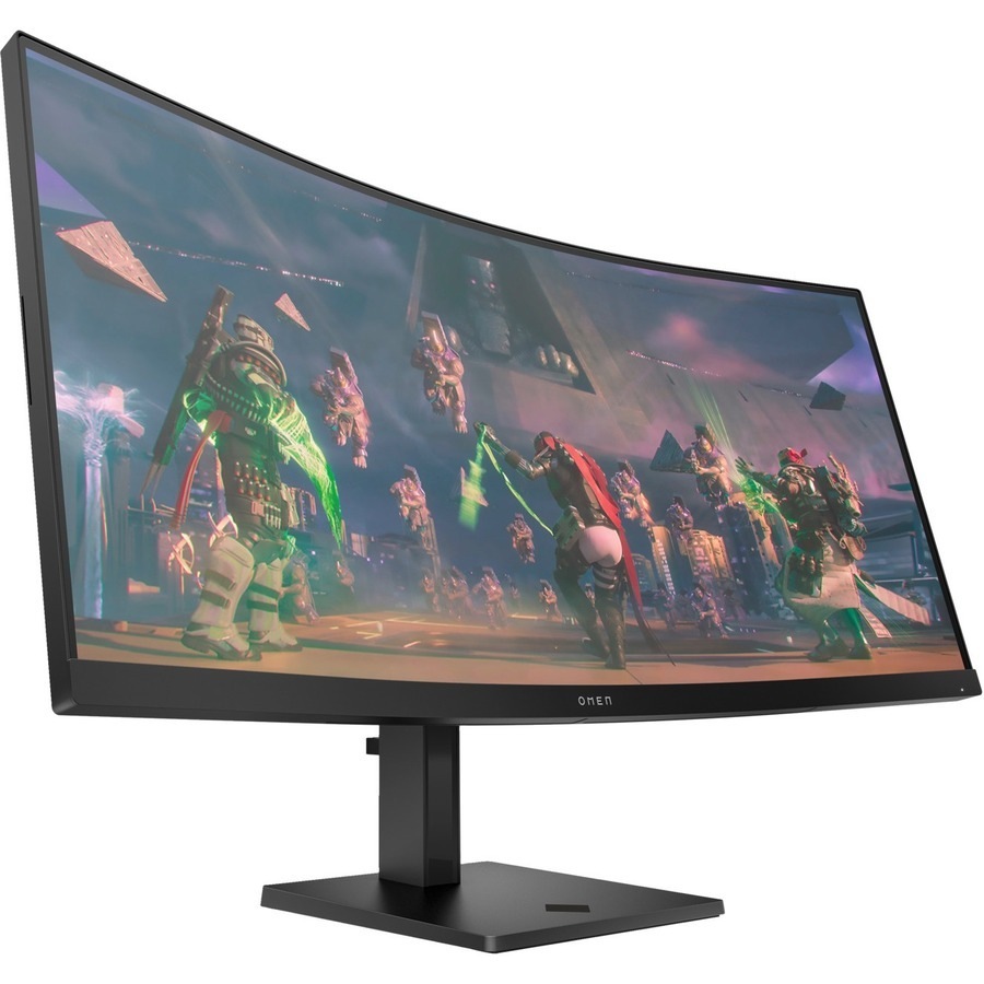 OMEN 34c 34" Class UW-QHD Curved Screen Gaming LCD Monitor - 21:9 - 34" Viewable - Vertical Alignment (VA) - Edge LED Backlight - 3440 x 1440 - 16.7