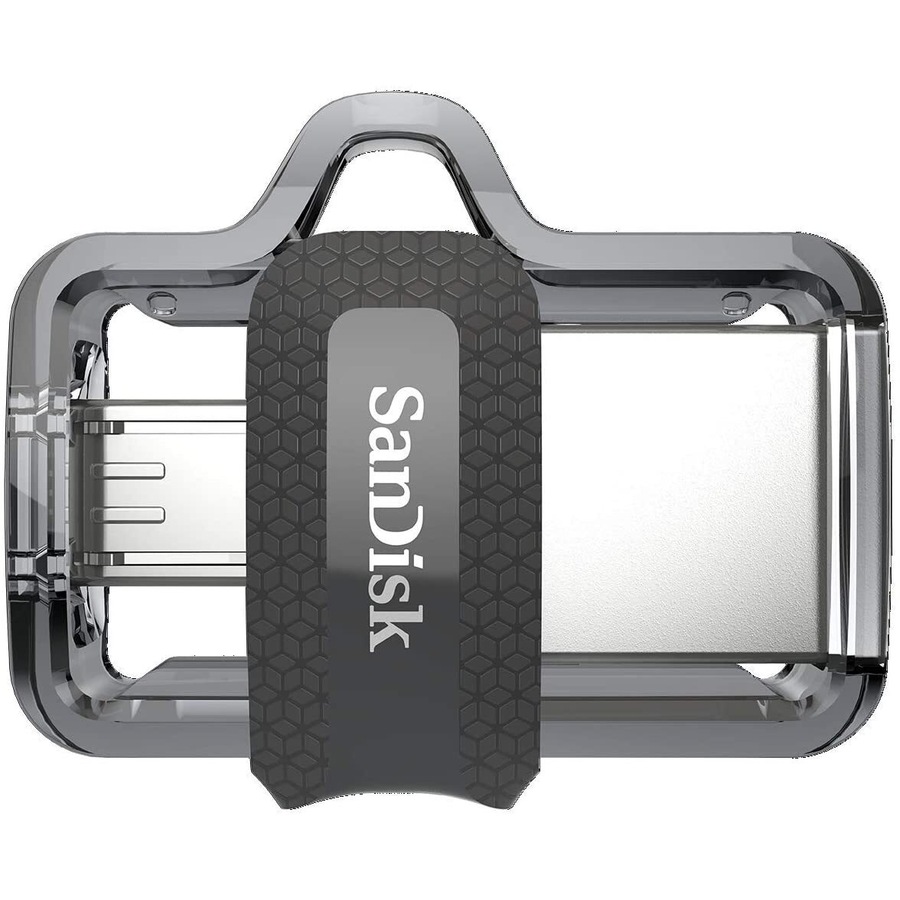 SanDisk Ultra 256GB Dual OTG Clear USB Flash Drive
