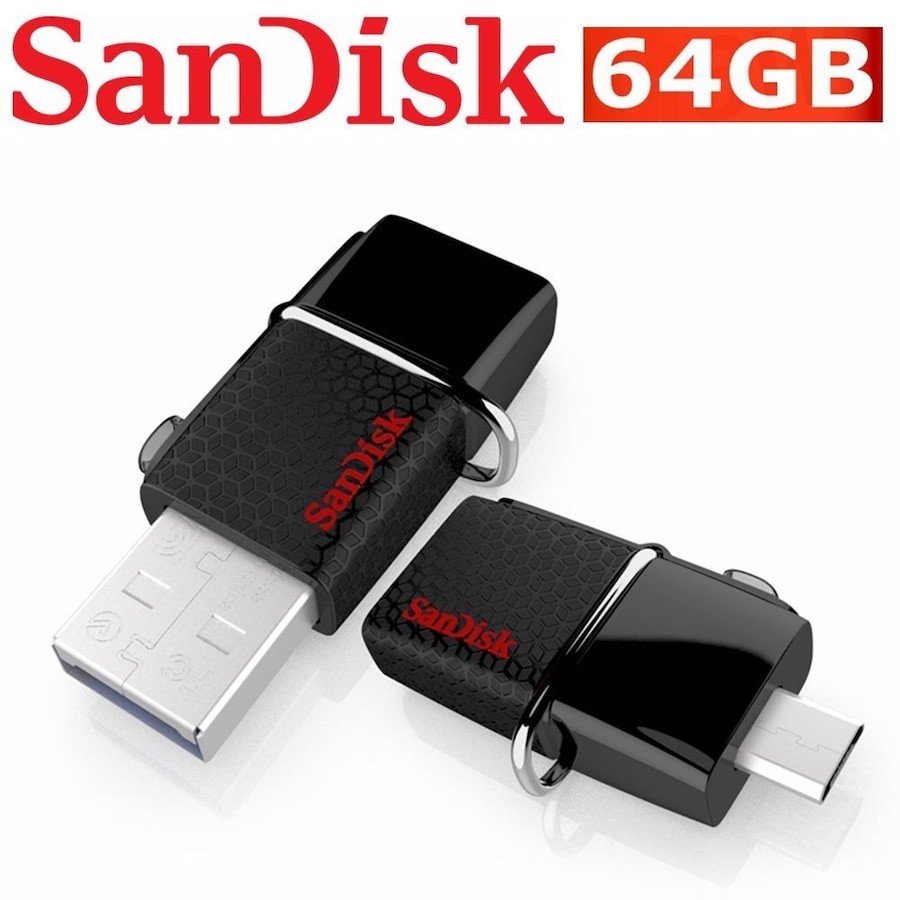 SanDisk OTG USB Ultra 64GB Dual Flash Drive