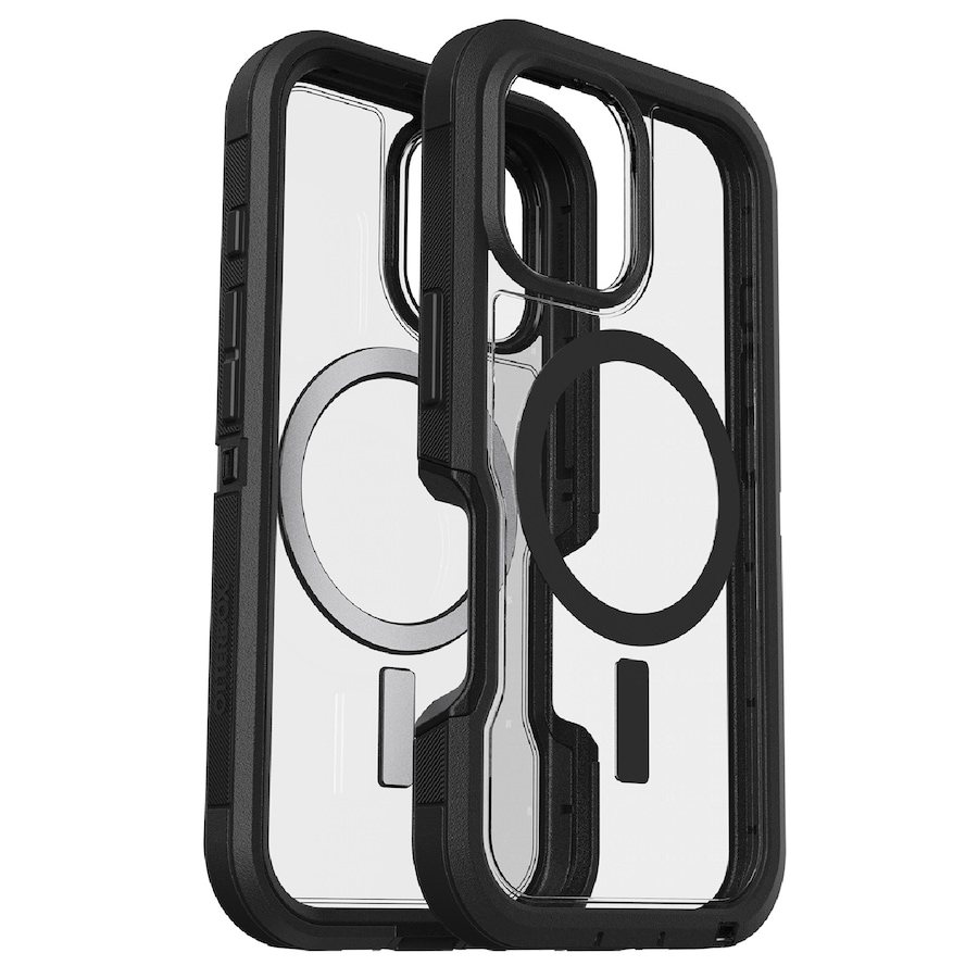 OtterBox Defender XT MagSafe Apple iPhone 16 Pro (6.3") Case Clear/Black - (77-96112), DROP+ 7X Military Standard,Multi-Layer, 7 Years Warranty