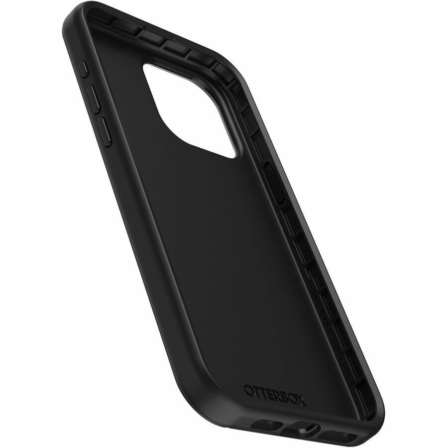 OtterBox Symmetry Case for Apple iPhone 15 Pro Max Smartphone - Black - Retail - Bacterial Resistant, Drop Resistant - Plastic