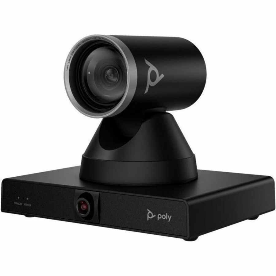 Poly Studio E60 Video Conferencing Camera - 16 Megapixel - 30 fps - Black - USB Type B - 4K - 3840 x 2160 Video - Auto-focus - 7