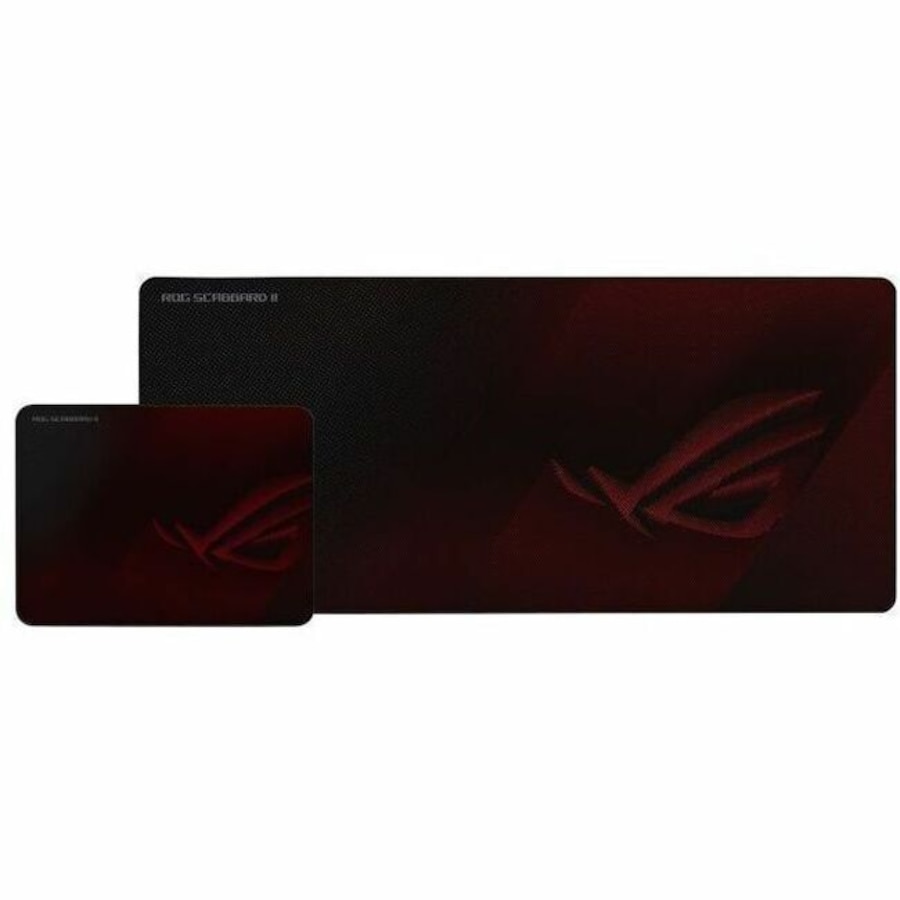 ROG Scabbard II Arctic Gray XXL is extended gaming mouse pad with protective nano coating for a water- oil-and dust-repellent surface