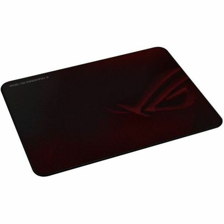 ROG Scabbard II Arctic Gray XXL is extended gaming mouse pad with protective nano coating for a water- oil-and dust-repellent surface