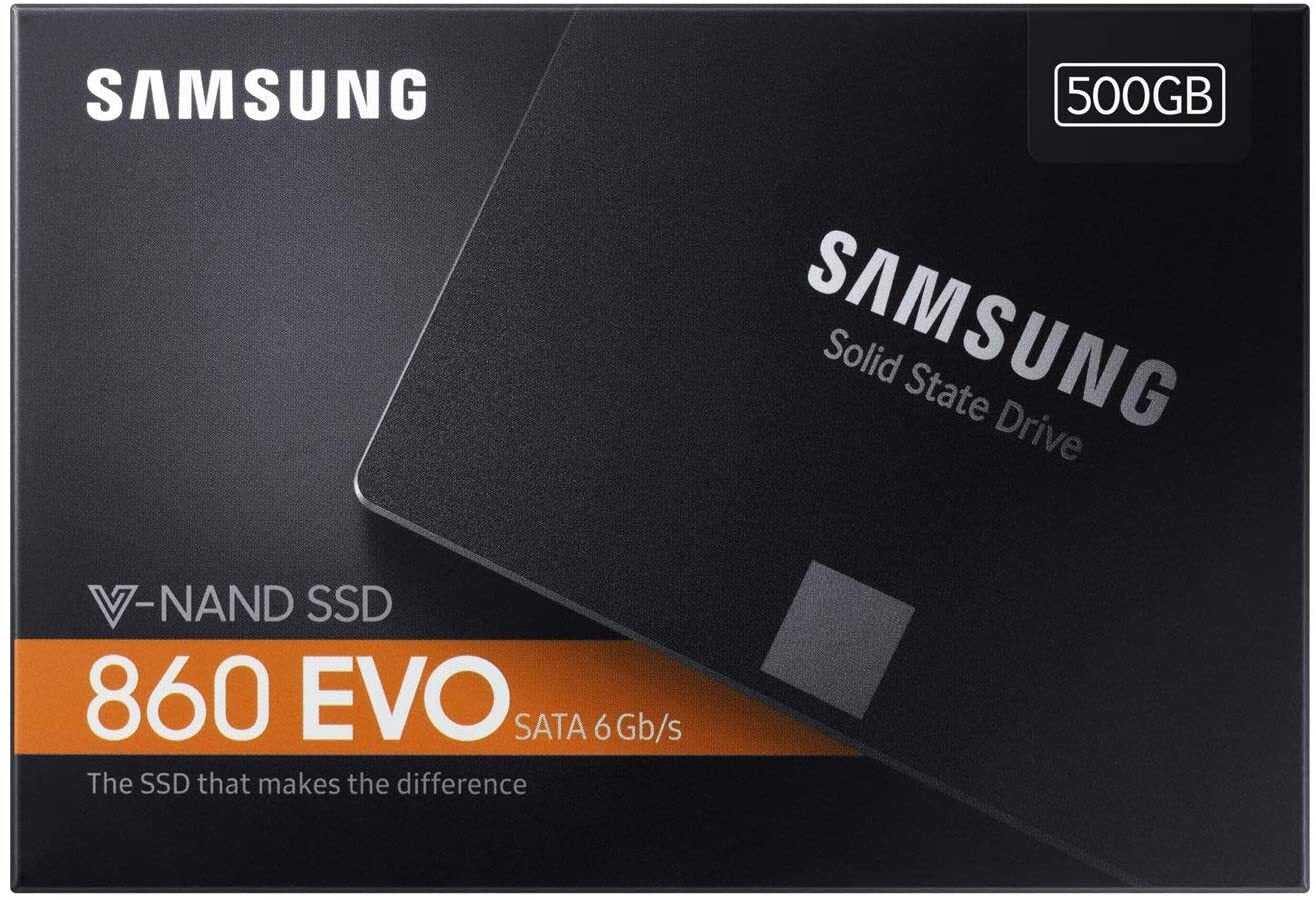 Samsung 860 EVO SSD 500GB Internal Solid State Drive Laptop 2.5" SATA III 550MB/s