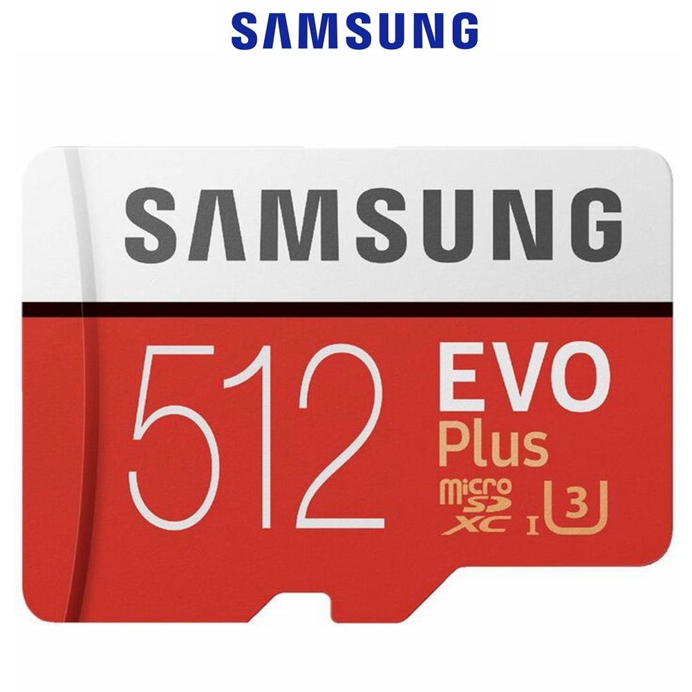 Samsung Evo Plus 512GB Micro SD Card SDXC UHS-I U3 4K Mobile Phone TF Memory Card MB-MC512HA