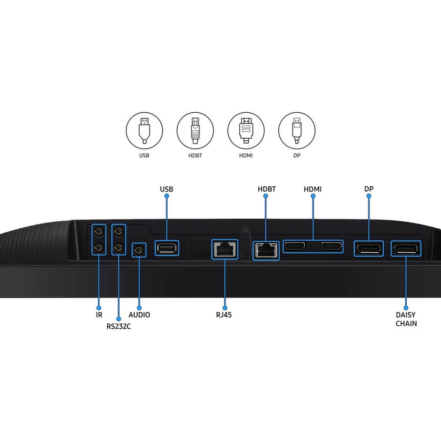 Samsung OM32H 32" LCD Digital Signage Display - Cortex A12 1.30 GHz - 2.50 GB - 1920 x 1080 - LED - 1000 cd/m - 1080p - USB - HDMI - Serial - -
