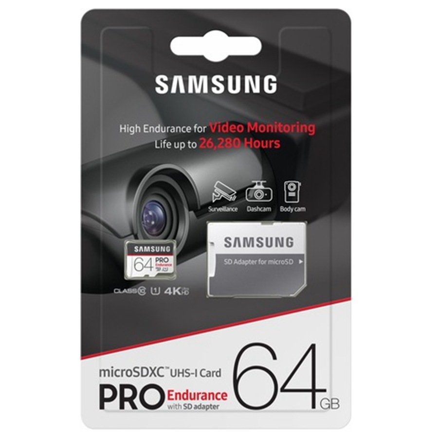 Buy Samsung Pro Endurance 64GB Micro SD Card SDXC UHS-I 100MB/s Dash ...
