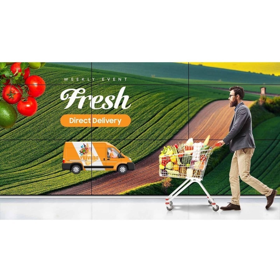 Samsung VM46T-U 46" LCD Digital Signage Display - 1920 x 1080 - Direct LED - 500 cd/m - 1080p - USB - HDMI - DVI - Serial - Ethernet