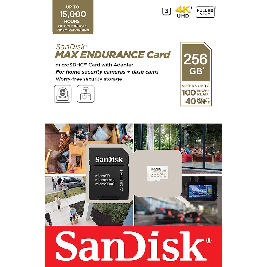 SanDisk 256GB Max Endurance Micro SD Card