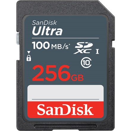 SanDisk 256GB SD Card SDHC Ultra Class 10 DSLR Video Camera Memory Card 100mb/s AU
