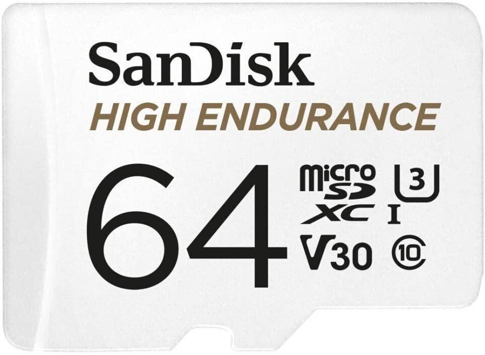 SanDisk 64GB High Endurance Micro SD Card