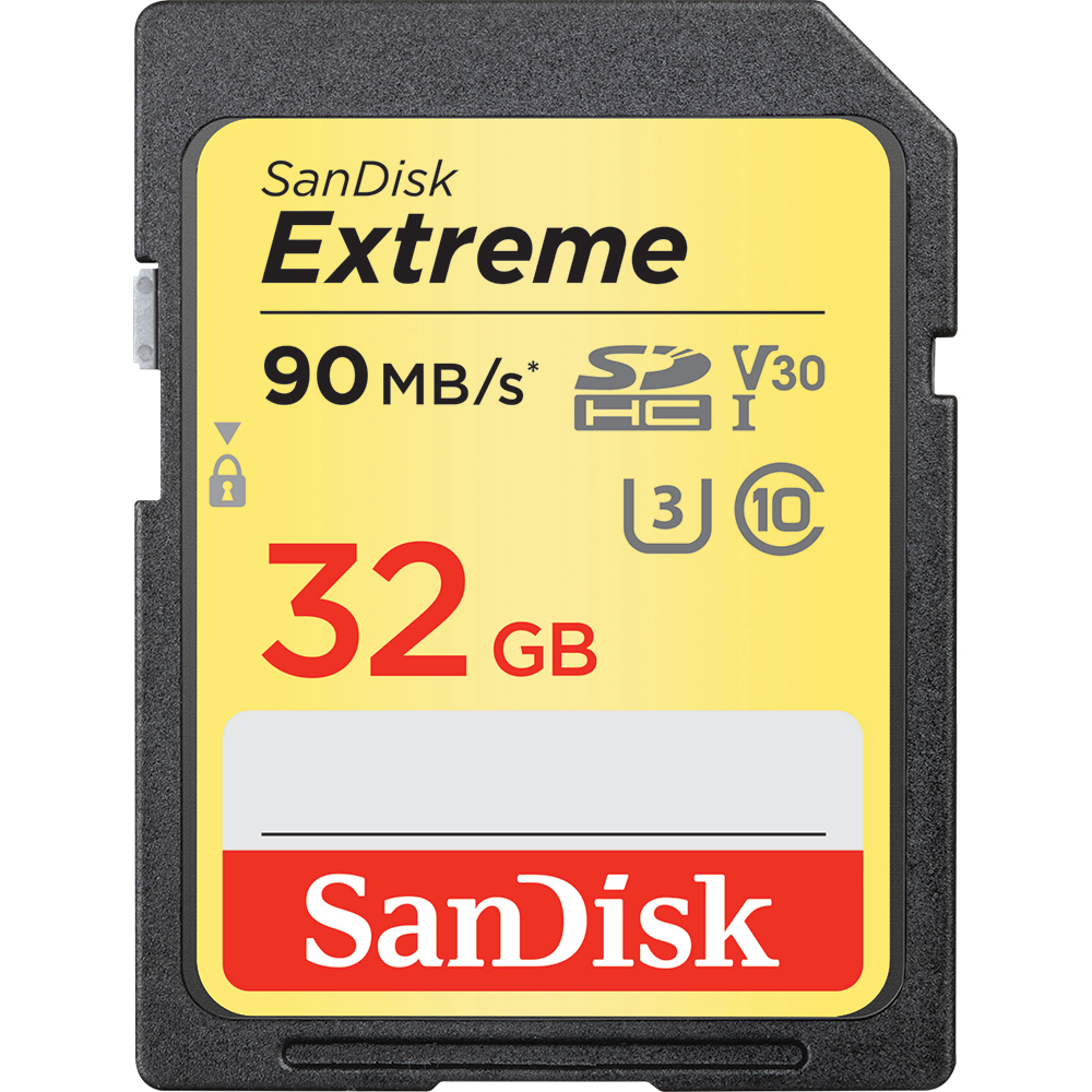 SanDisk Extreme 32GB SD Card SDHC UHS-I 90MB/s Camera DSLR Memory Card SDSDX-032G