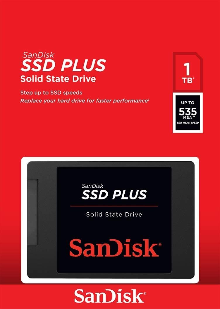 SanDisk SSD 1TB SSD Plus Internal Solid State Drive