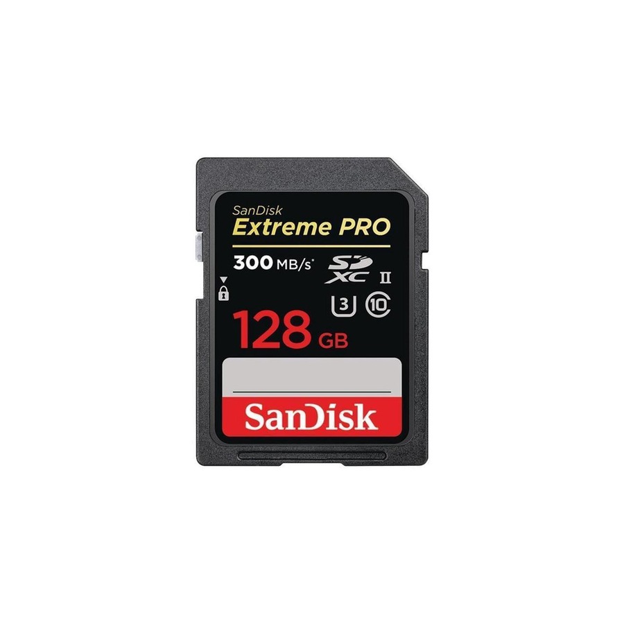 SD Card Sandisk Extreme Pro 128GB SDXC UHS-II Memory Card DSLR 4K Video 300MB/s