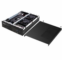 Shuttle DH610 Slim Mini PC 1L Barebone-Intel 12th/13th Gen , 2xDDR4, 2.5' HDD/SSD bay, 2xLAN (1G & 2.5G), 2xRS232(RS422/485), HDMI, 2xDP, 120W, Vesa M