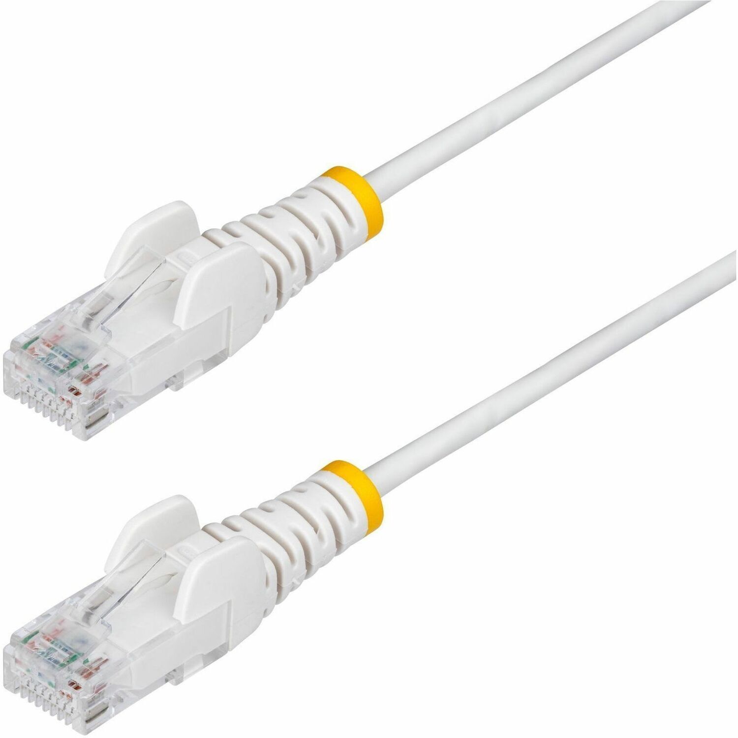 Buy StarTech.com 2.5m White Slim CAT6 Ethernet Cable, Snagless RJ45 ...